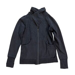 Lululemon Define Jacket Thumbholes Full Zip Athletic Black Size 6